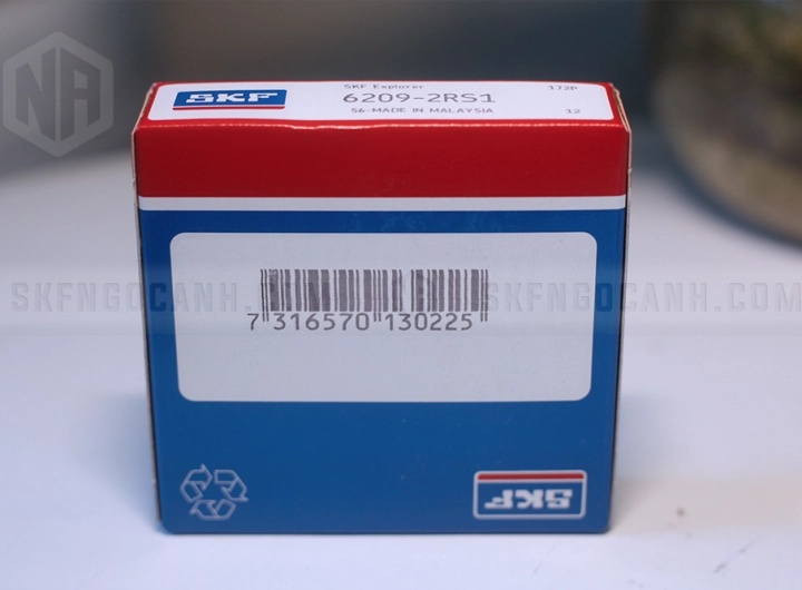 Vòng bi bạc đạn 6209 45x85x19mm SKF — Ảnh gốc — ngocanh.com · 6209-5.jpg