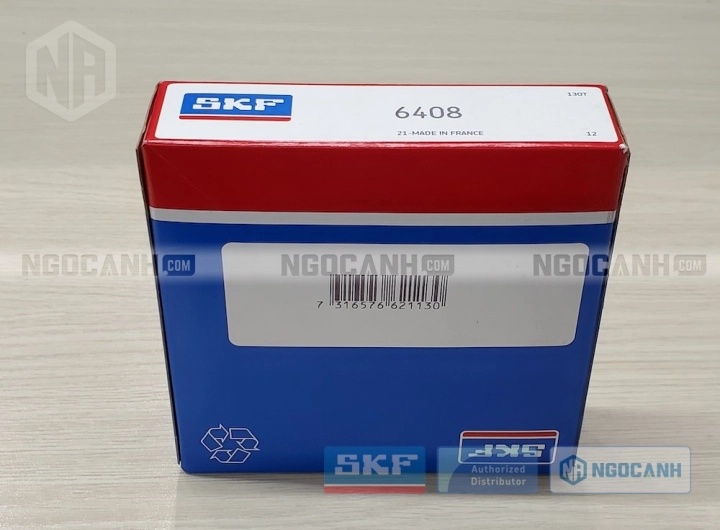 Vòng bi bạc đạn 6408 40x110x27mm SKF — Ảnh gốc — ngocanh.com · 6408-3.jpg