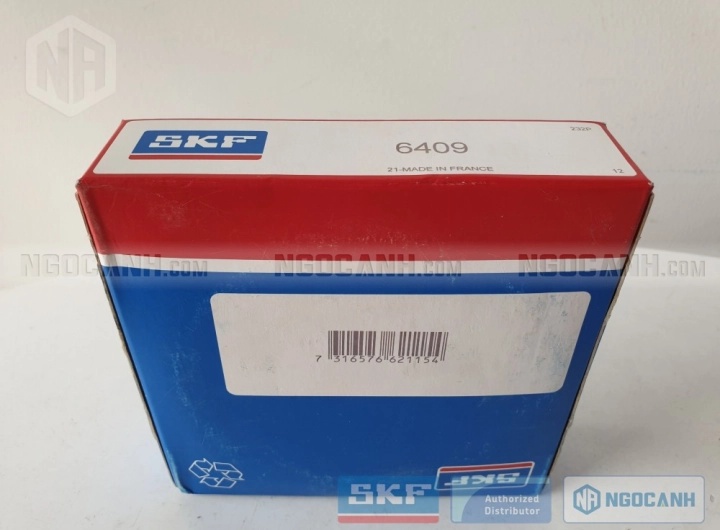 Vòng bi bạc đạn 6409 45x120x29mm SKF — Ảnh gốc — ngocanh.com · 6409-3.jpg