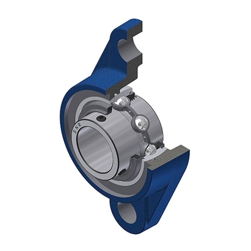 Gối đỡ UCFL204NL3-SNR 20mm — mặt bích bầu dục (2 bu lông)