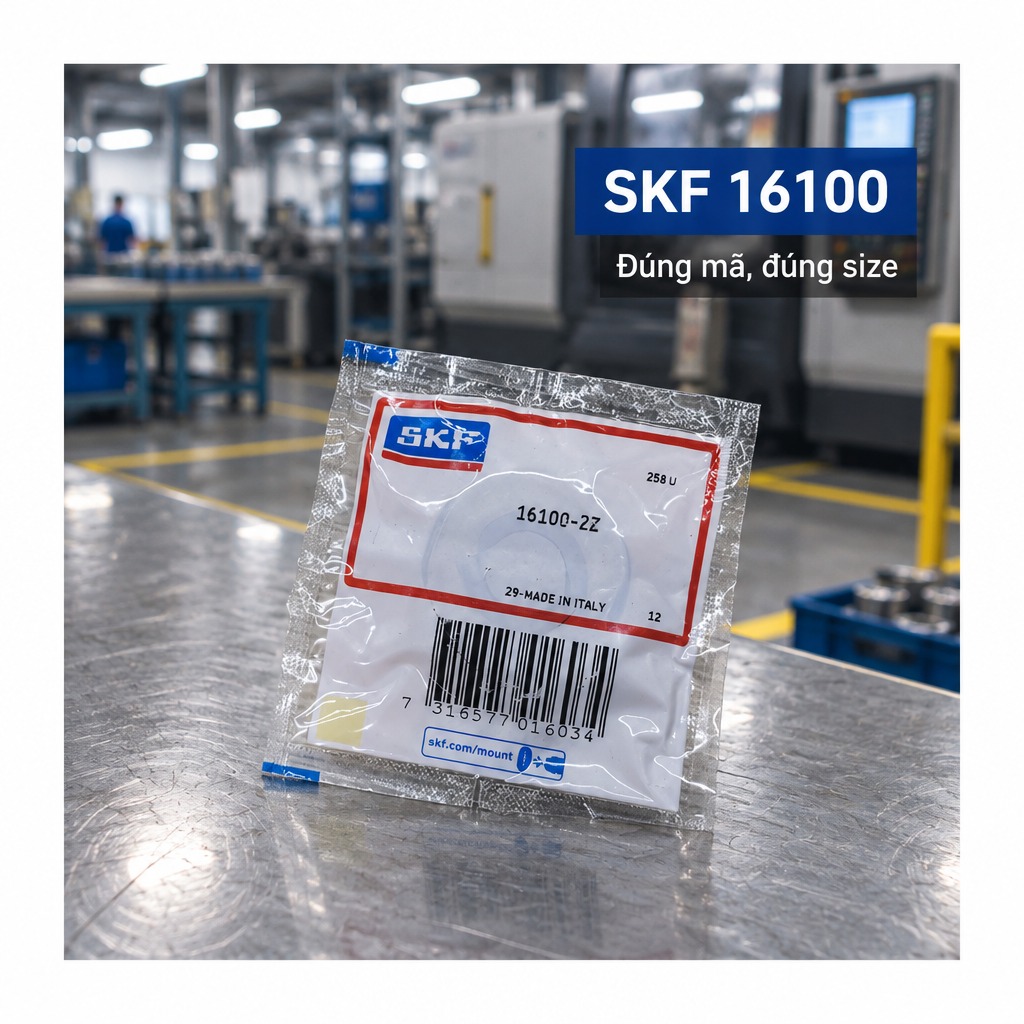 Vòng bi bạc đạn 16100 10x28x8mm SKF — Ảnh phong cách — Ảnh bìa