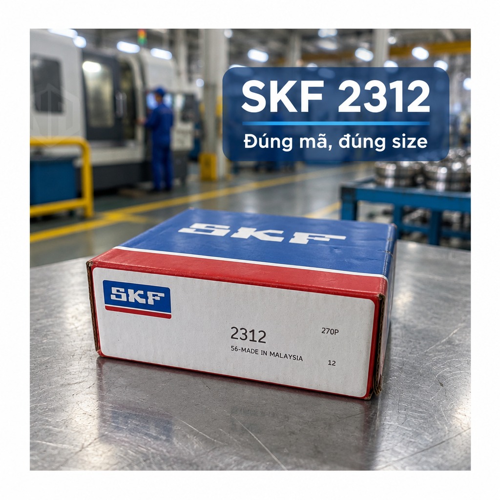 Vòng bi bạc đạn 2312 60x130x46mm SKF — Ảnh phong cách — Ảnh bìa