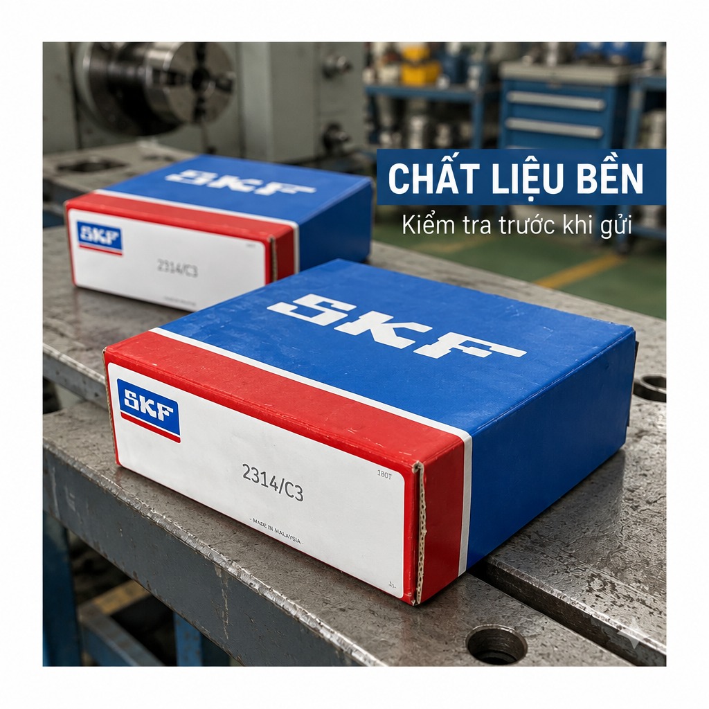 Vòng bi bạc đạn 2314 70x150x51mm SKF — Ảnh phong cách — Chất liệu