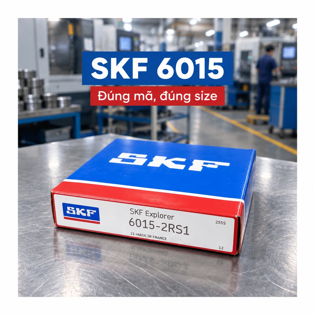 Vòng bi bạc đạn 6015 75x115x20mm SKF — Ảnh phong cách — Ảnh bìa