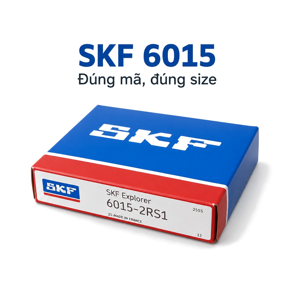 Vòng bi bạc đạn 6015 75x115x20mm SKF — Ảnh hiển thị chính — nền trắng