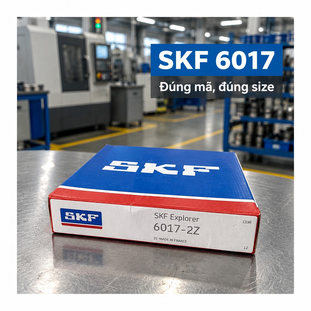 Vòng bi bạc đạn 6017 85x130x22mm SKF — Ảnh phong cách — Ảnh bìa
