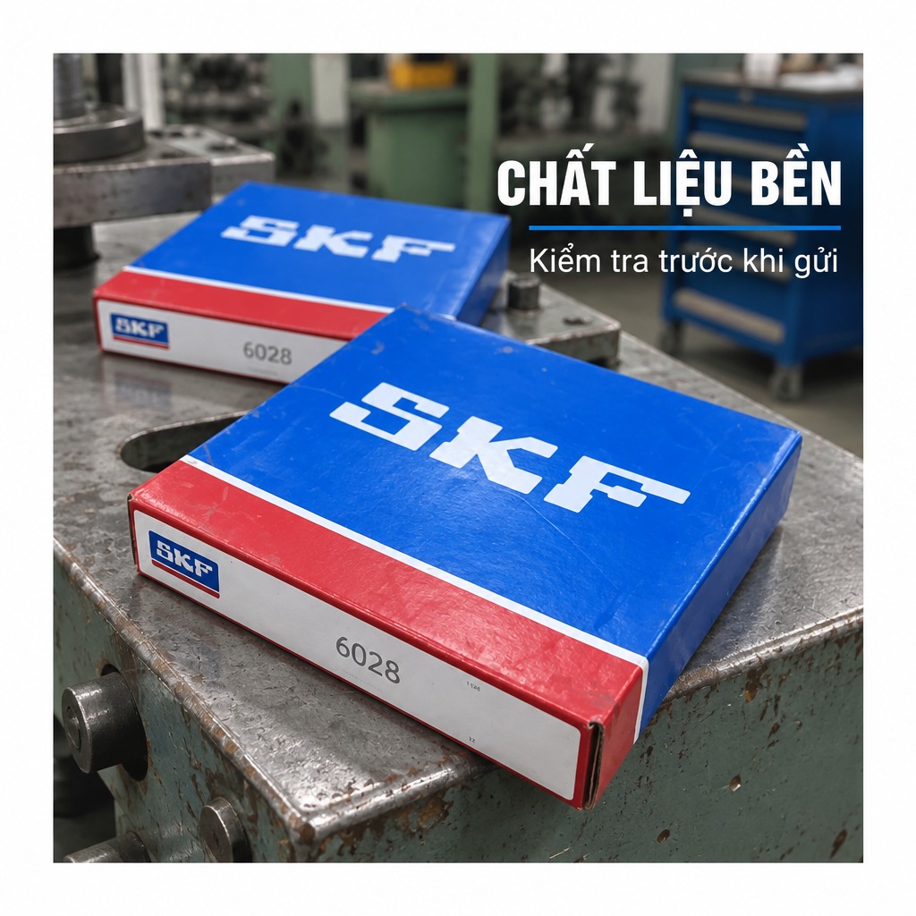 Vòng bi bạc đạn 6028 140x210x33mm SKF — Ảnh phong cách — Chất liệu