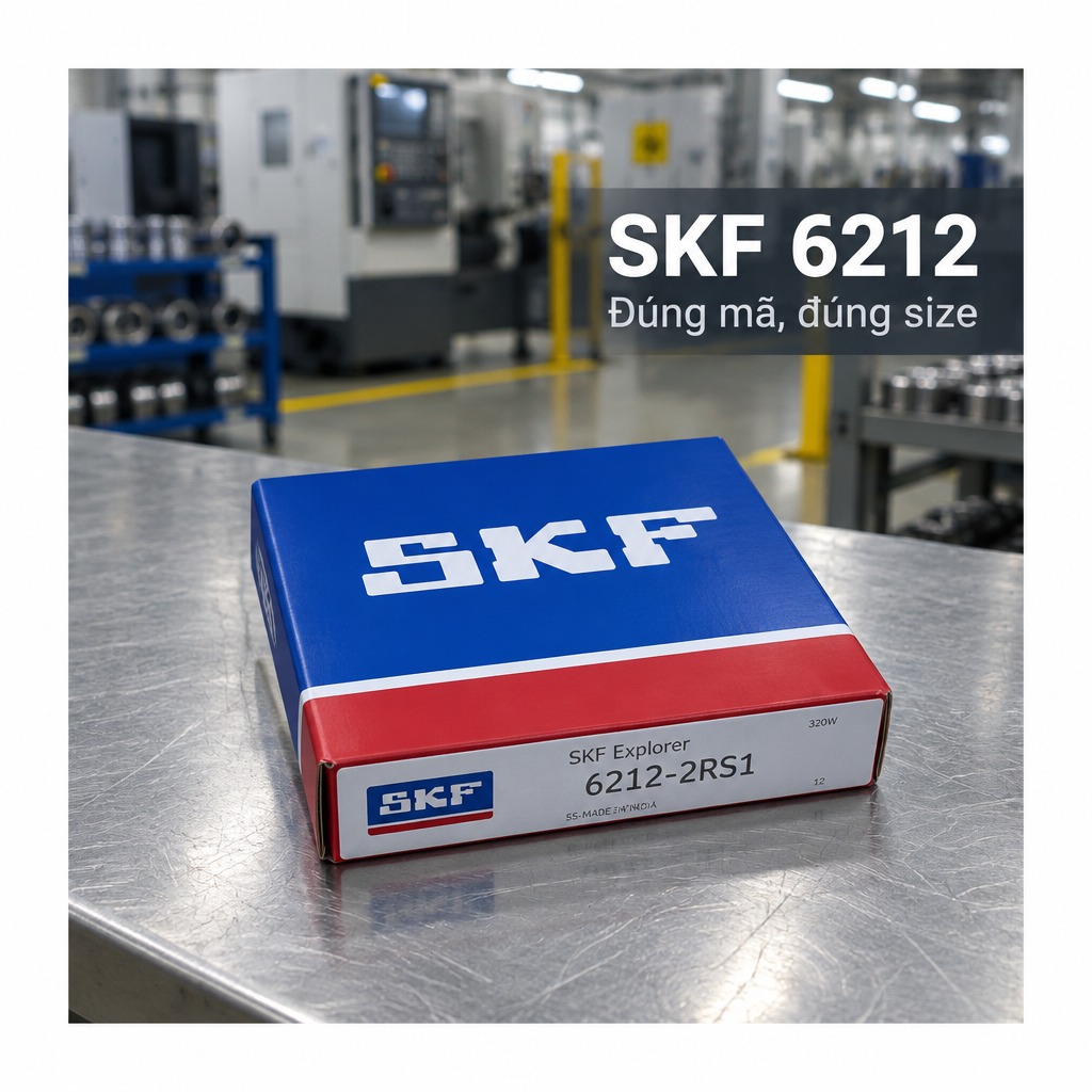 Vòng bi bạc đạn 6212 60x110x22mm SKF — Ảnh phong cách — Ảnh bìa