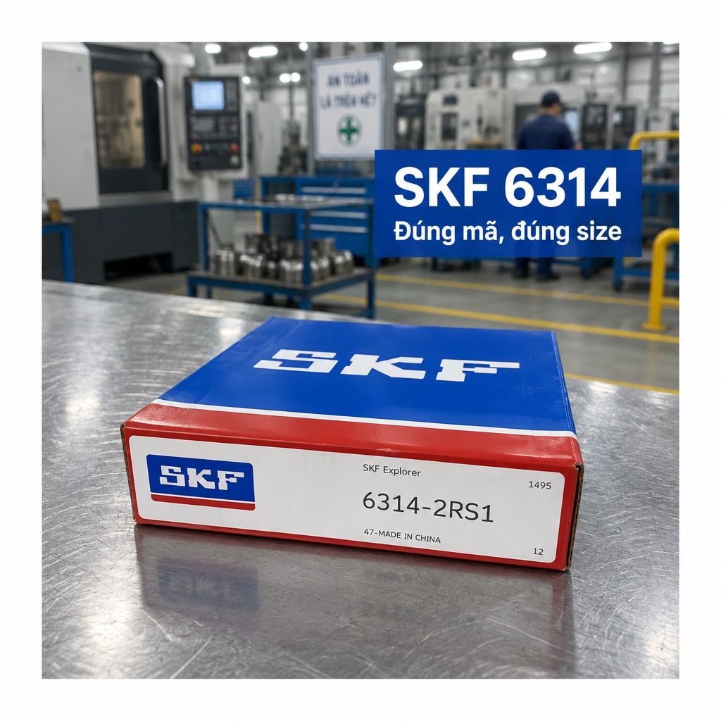 Vòng bi bạc đạn 6314 70x150x35mm SKF — Ảnh phong cách — Ảnh bìa
