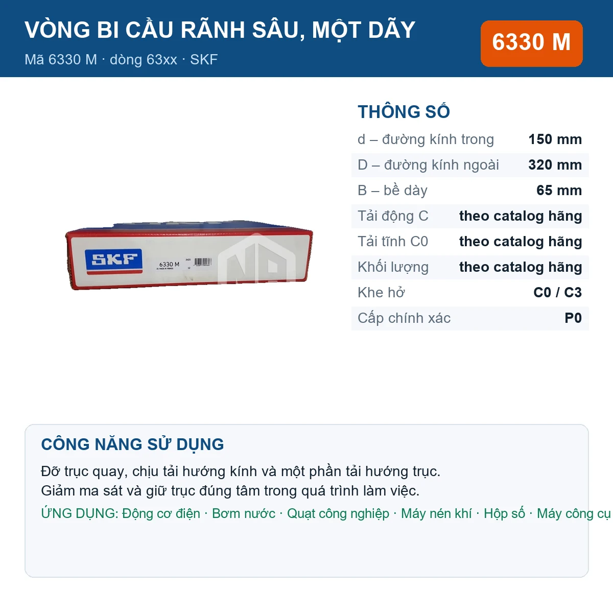Vòng bi 6330 M